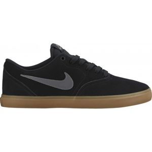 Nike SB CHECK SOLARSOFT Pánská skateboardová bota, Černá,Tmavě šedá,Hnědá, velikost 10