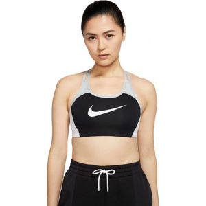 Nike SWOOSH LOGO BRA PAD černá M - Dámská sportovní podprsenka