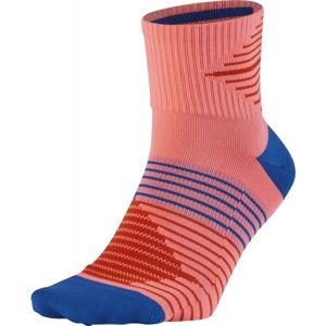Nike QUARTER SOCK červená XL - Běžecké ponožky