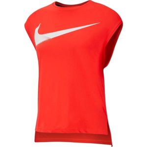 Nike TOP SS REBEL GX růžová M - Dámské tričko bez rukávů