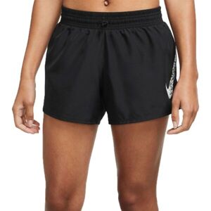 Nike W NK DF SWOOSH RUN SHORT Dámské běžecké šortky, černá, velikost XL
