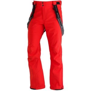 Northfinder LUX Pánské softshelllové kalhoty na lyže, červená, velikost 2xl