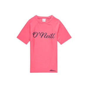 O'Neill PG LOGO S/SLV SKINS růžová 6 - Dívčí tričko