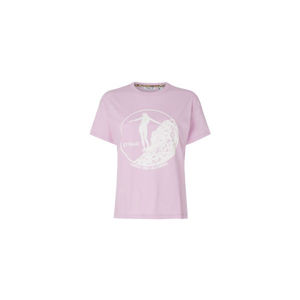 O'Neill LW OLYMPIA T-SHIRT světle růžová S - Dámské tričko