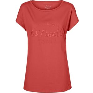 O'Neill LW ESSENTIALS BRAND T-SHIRT červená XS - Dámské tričko