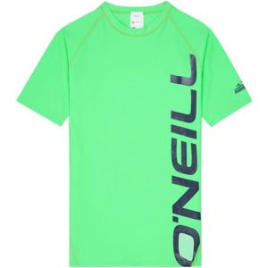 O'Neill PB LOGO SHORT SLEEVE SKINS zelená 12 - Chlapecké koupací tričko s UV filtrem