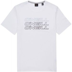 O'Neill LM TRIPLE LOGO ONEILL T-SHIRT bílá S - Pánské triko