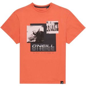 O'Neill LB PHOTOPRINT S/SLV T-SHIRT oranžová 128 - Chlapecké tričko