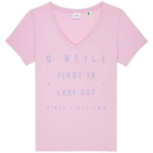 O'Neill LW FIRST IN, LAST OUT T-SHIRT růžová M - Dámské tričko
