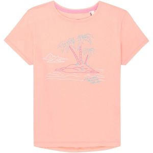 O'Neill LG S/SLV ISLAND T-SHIRT světle růžová 116 - Dívčí triko