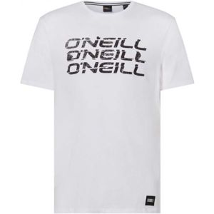 O'Neill LM TRIPLE ONEILL T-SHIRT bílá XL - Pánské tričko