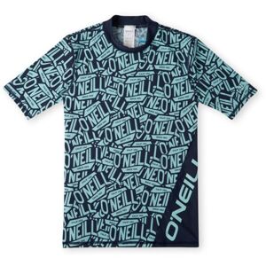 O'Neill AOP S/SLV SKIN Chlapecké tričko s krátkým rukávem, tyrkysová, velikost 8