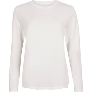 O'Neill ESSENTIAL T-SHIRT L/SLV Dámské tričko s dlouhým rukávem, bílá, velikost XS