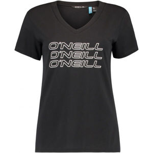O'Neill LW TRIPLE STACK V-NECK T-SHIR Dámské tričko, černá, velikost XS