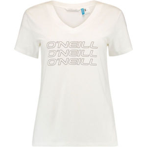 O'Neill LW TRIPLE STACK V-NECK T-SHIR Dámské tričko, Bílá,Černá, velikost XL