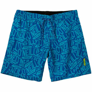 O'Neill PB STICKERPRINT SHORTS Chlapecké šortky do vody, modrá, velikost 152
