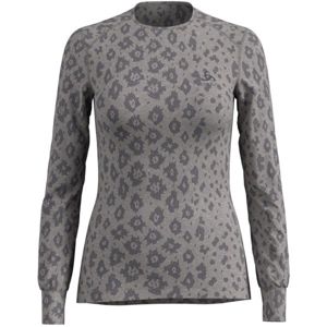 Odlo SUW WOMEN'S TOP L/S CREW NECK ACTIVE WARM X-MAS Dámské triko, šedá, velikost XS