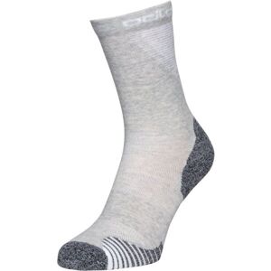 Odlo SOCKS CREW ACTIVE WARMRUNNING Ponožky, bílá, velikost 39-41