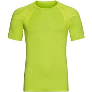 Odlo CREW NECK S/S ACTIVESPINE Pánské běžecké tričko, světle zelená, velikost M