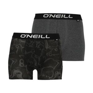 O'Neill PAINT&PLAIN 2-PACK Pánské boxerky, černá, velikost XXL