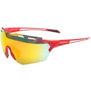 PROGRESS CROSS Sportovní sluneční brýle, červená, veľkosť UNI