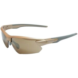 PROGRESS SAFARI Sportovní sluneční brýle, zlatá, veľkosť UNI