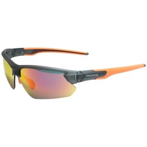 PROGRESS SAFARI Sportovní sluneční brýle, oranžová, veľkosť UNI