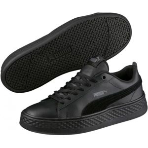 Puma SMASH PLATFORM L černá 6.5 - Dámské módní boty