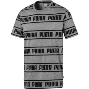 Puma AMPLIFIED  TEE šedá L - Pánské triko