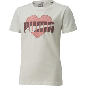 Puma ALPHA TEE G růžová 140 - Dívčí volnočasové triko