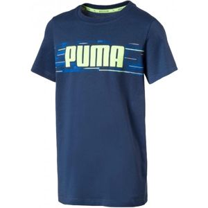 Puma HERO TEE modrá 116 - Chlapecké triko