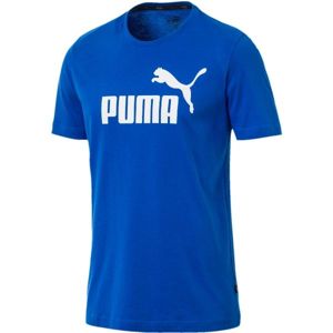 Puma SS LOGO TEE modrá XXL - Pánské triko