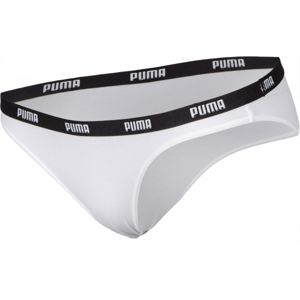 Puma ICONIC BIKINI 2P bílá S - Dámské kalhotky