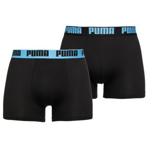 Puma BASIC 2P Pánské boxerky, černá, velikost M