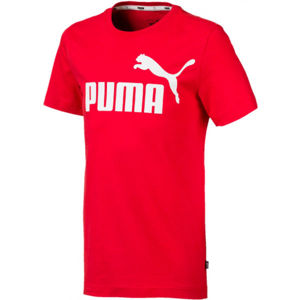 Puma ESS LOGO TEE B červená 152 - Chlapecké triko