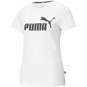 Puma ESS LOGO TEE Dámské triko, Bílá,Černá, velikost