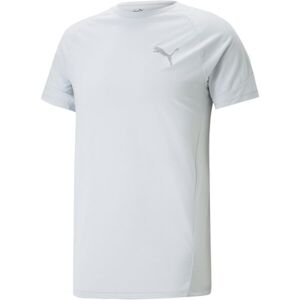 Puma EVOSTRIPE TEE Pánské sportovní triko, bílá, velikost L