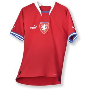 Puma FACR HOME JERSEY PROMO Pánské fotbalové triko, červená, velikost L