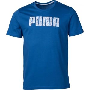 Puma KA MEN GRAPHIC TEE modrá M - Pánské triko