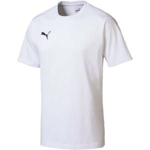 Puma LIGA CASUALS TEE bílá S - Pánské tričko