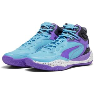 Puma PLAYMAKER PRO MID Pánská basketbalová obuv, světle modrá, veľkosť 43
