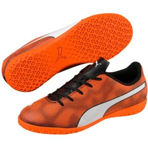 Puma RAPIDO IT JR oranžová 4 - Dětská sálová obuv