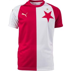 Puma SK SLAVIA REPLIC KIDS bílá 152 - Dětský fotbalový dres