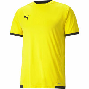 Puma TEAM LIGA JERSEY TEE Pánské fotbalové triko, žlutá, veľkosť XXL