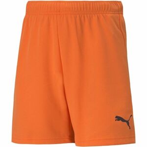 Puma TEAMRISE SHORT JR Juniorské šortky, oranžová, velikost 140