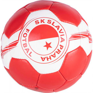 Quick SLAVIA Fotbalový míč, Červená,Bílá, velikost