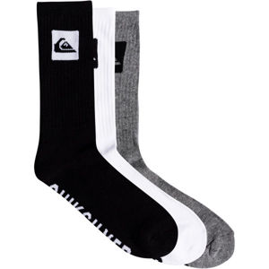 Quiksilver 3 CREW PACK bílá UNI - Trojbalení pánských ponožek