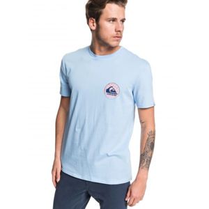 Quiksilver WITHOUT PARALLEL SS modrá M - Pánské tričko