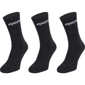 Reaper SPORTSOCK 3-PACK Unisex ponožky, černá, veľkosť 43-46