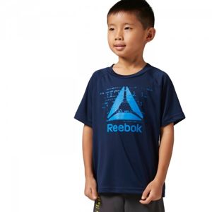 Reebok BOYS ESSENTIALS POLYESTER T-SHIRT modrá 9-10 - Dětské triko